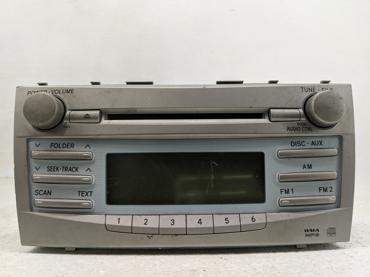 2007-2009 Toyota Camry Radio AM FM Cd Player Receiver Replacement P/N:86120-33890 Fits Fits 2007 2008 2009 OEM Used Auto Par