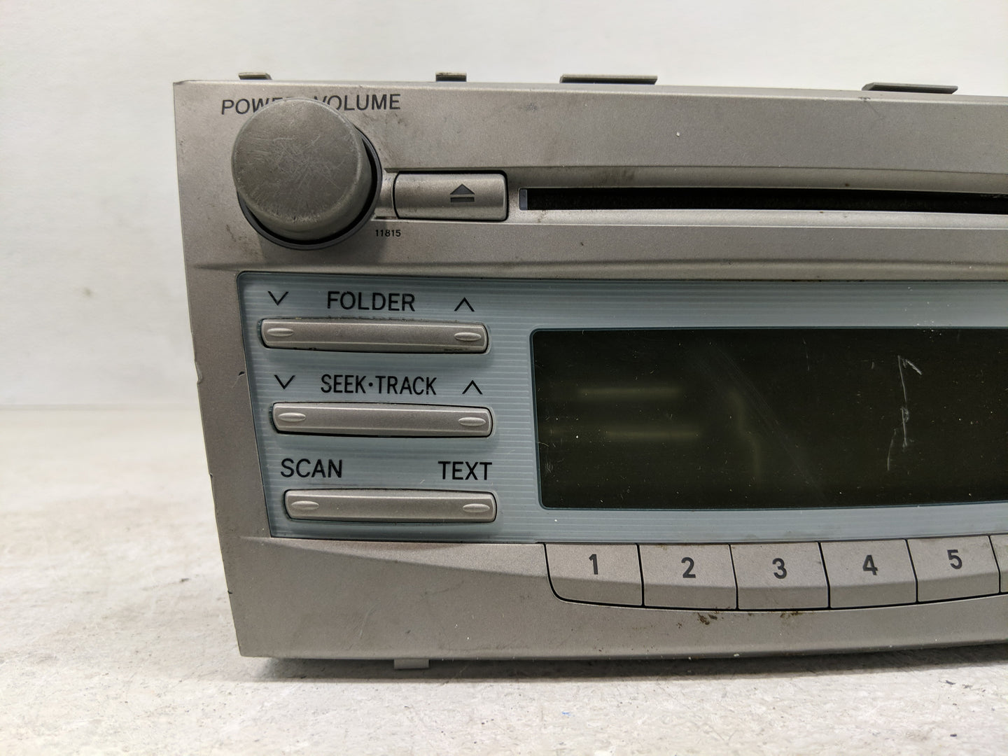2007-2009 Toyota Camry Radio AM FM Cd Player Receiver Replacement P/N:86120-33890 Fits Fits 2007 2008 2009 OEM Used Auto Par