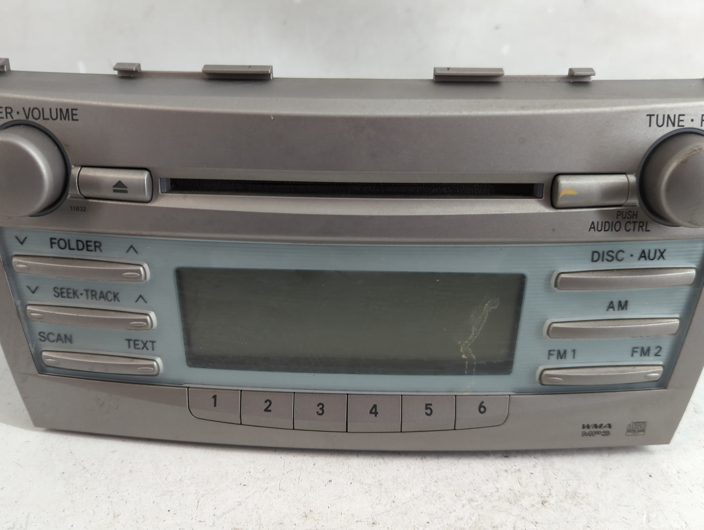 2007-2009 Toyota Camry Radio AM FM Cd Player Receiver Replacement P/N:86120-06181 Fits Fits 2007 2008 2009 OEM Used Auto Par