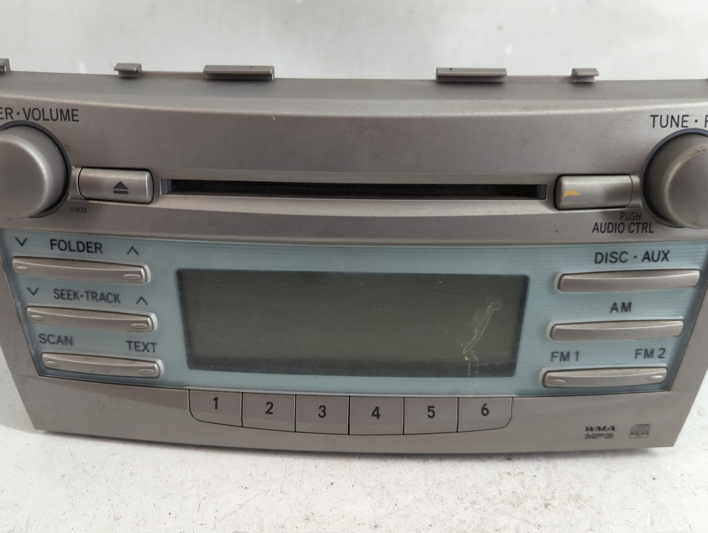 2007-2009 Toyota Camry Radio AM FM Cd Player Receiver Replacement P/N:86120-06181 Fits Fits 2007 2008 2009 OEM Used Auto Par
