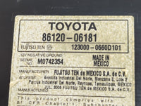 2007-2009 Toyota Camry Radio AM FM Cd Player Receiver Replacement P/N:86120-06181 Fits Fits 2007 2008 2009 OEM Used Auto Par