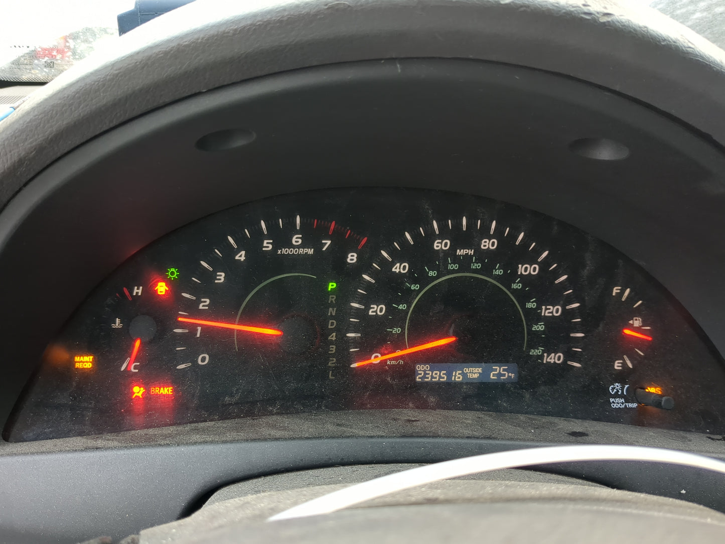 2007-2009 Toyota Camry Instrument Cluster Speedometer Gauges Miles:240K Fits Fits 2007 2008 2009 OEM Used Auto Parts - Oemus