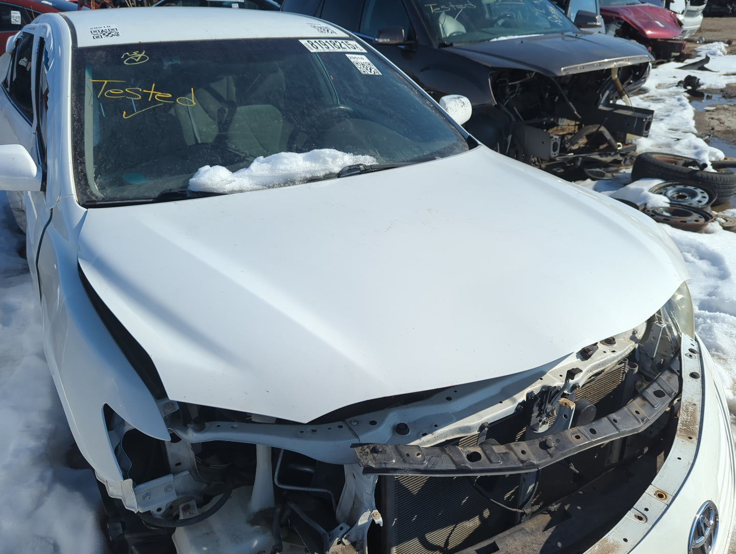 2007-2011 Toyota Camry Hood Oem 1274075 - Oemusedautoparts1.com