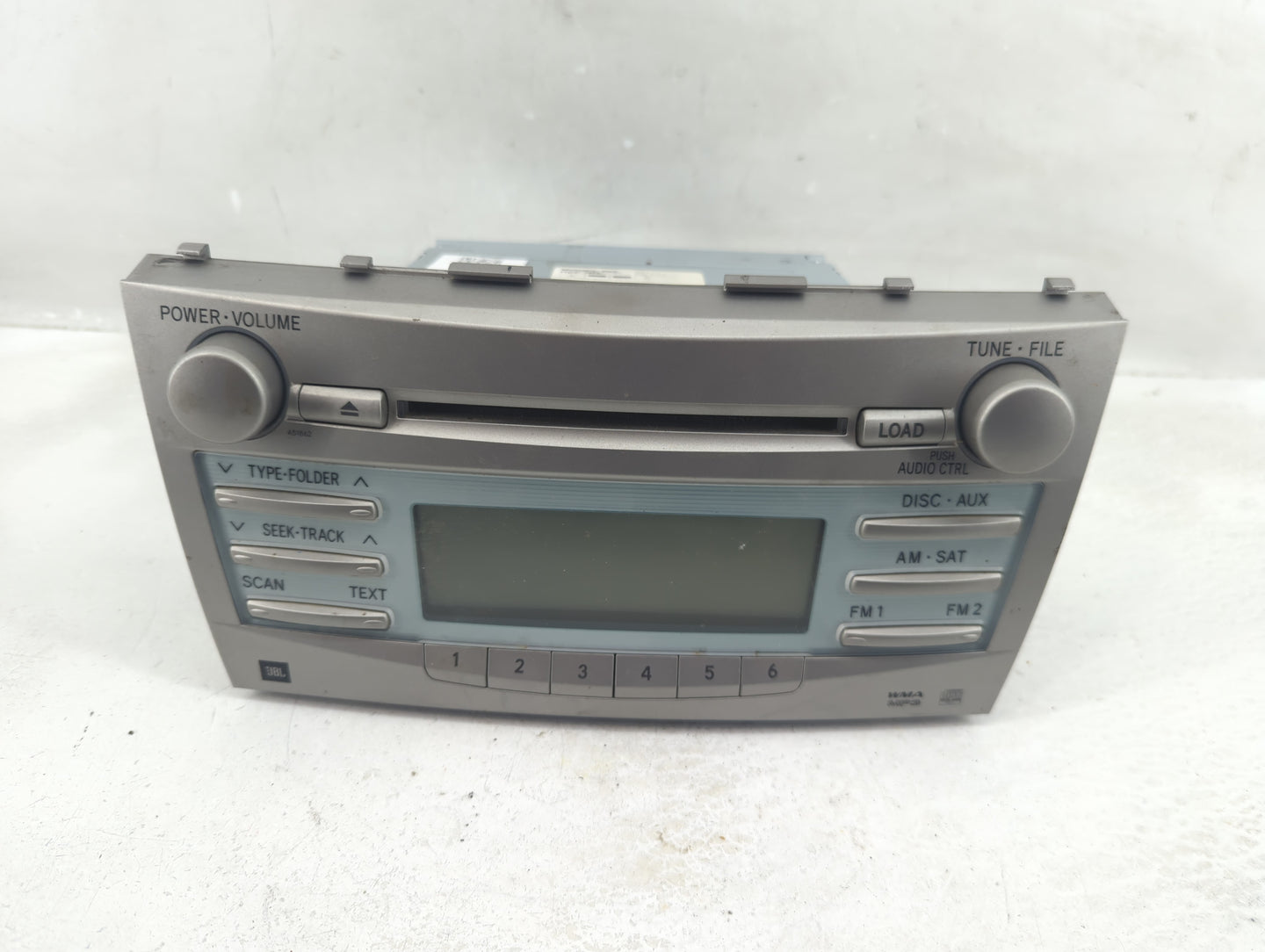 2007-2009 Toyota Camry Radio AM FM Cd Player Receiver Replacement Fits Fits 2007 2008 2009 OEM Used Auto Parts - Oemusedauto