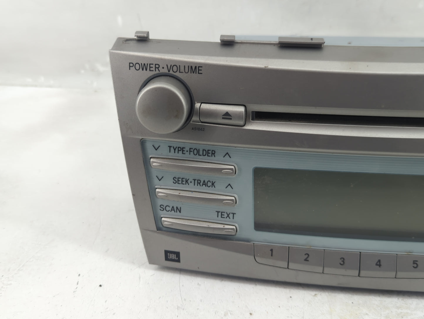 2007-2009 Toyota Camry Radio AM FM Cd Player Receiver Replacement Fits Fits 2007 2008 2009 OEM Used Auto Parts - Oemusedauto