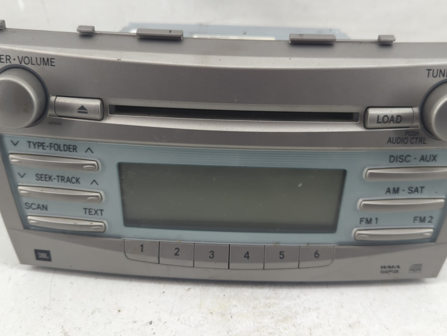 2007-2009 Toyota Camry Radio AM FM Cd Player Receiver Replacement Fits Fits 2007 2008 2009 OEM Used Auto Parts - Oemusedauto