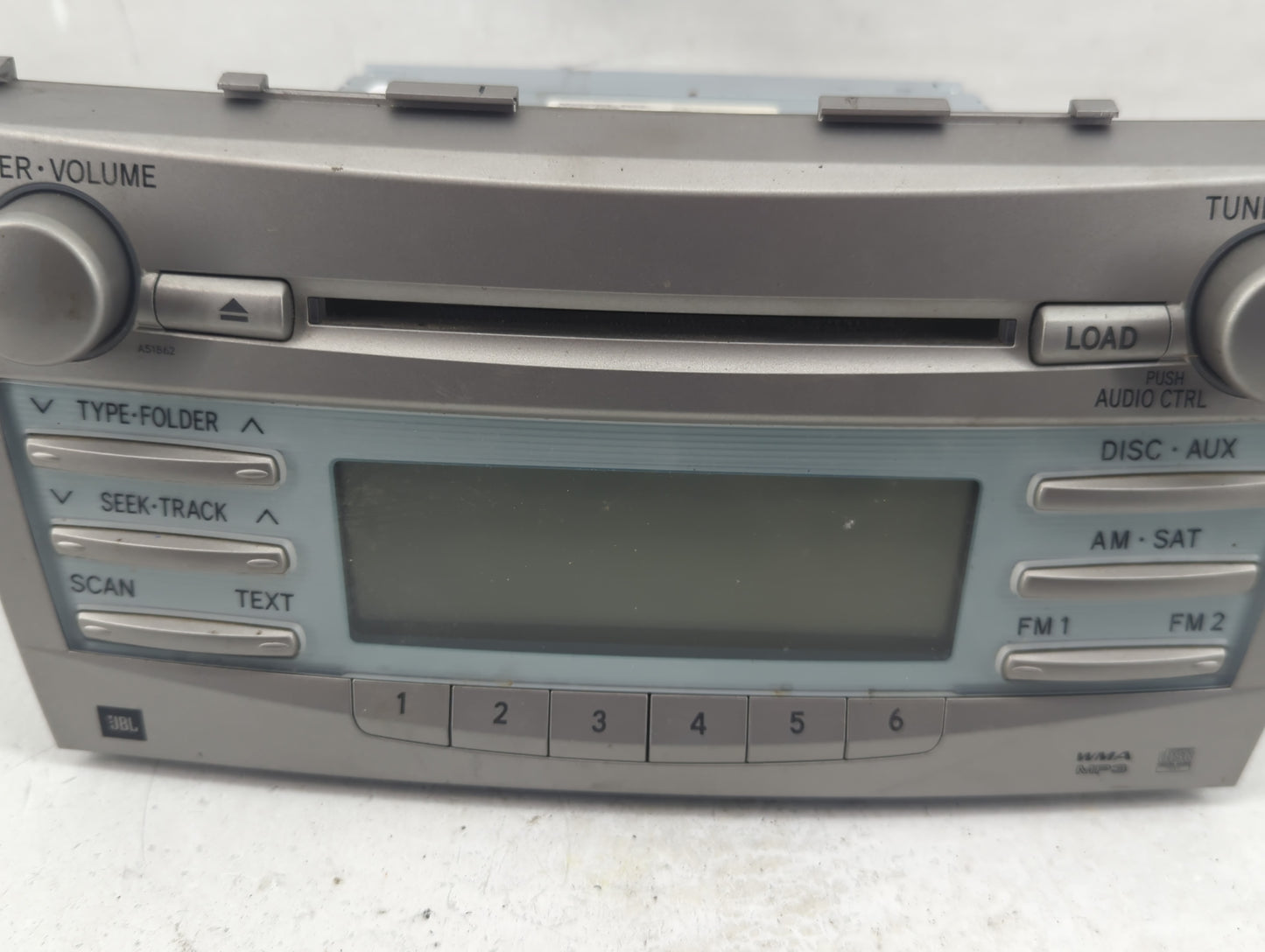 2007-2009 Toyota Camry Radio AM FM Cd Player Receiver Replacement Fits Fits 2007 2008 2009 OEM Used Auto Parts - Oemusedauto
