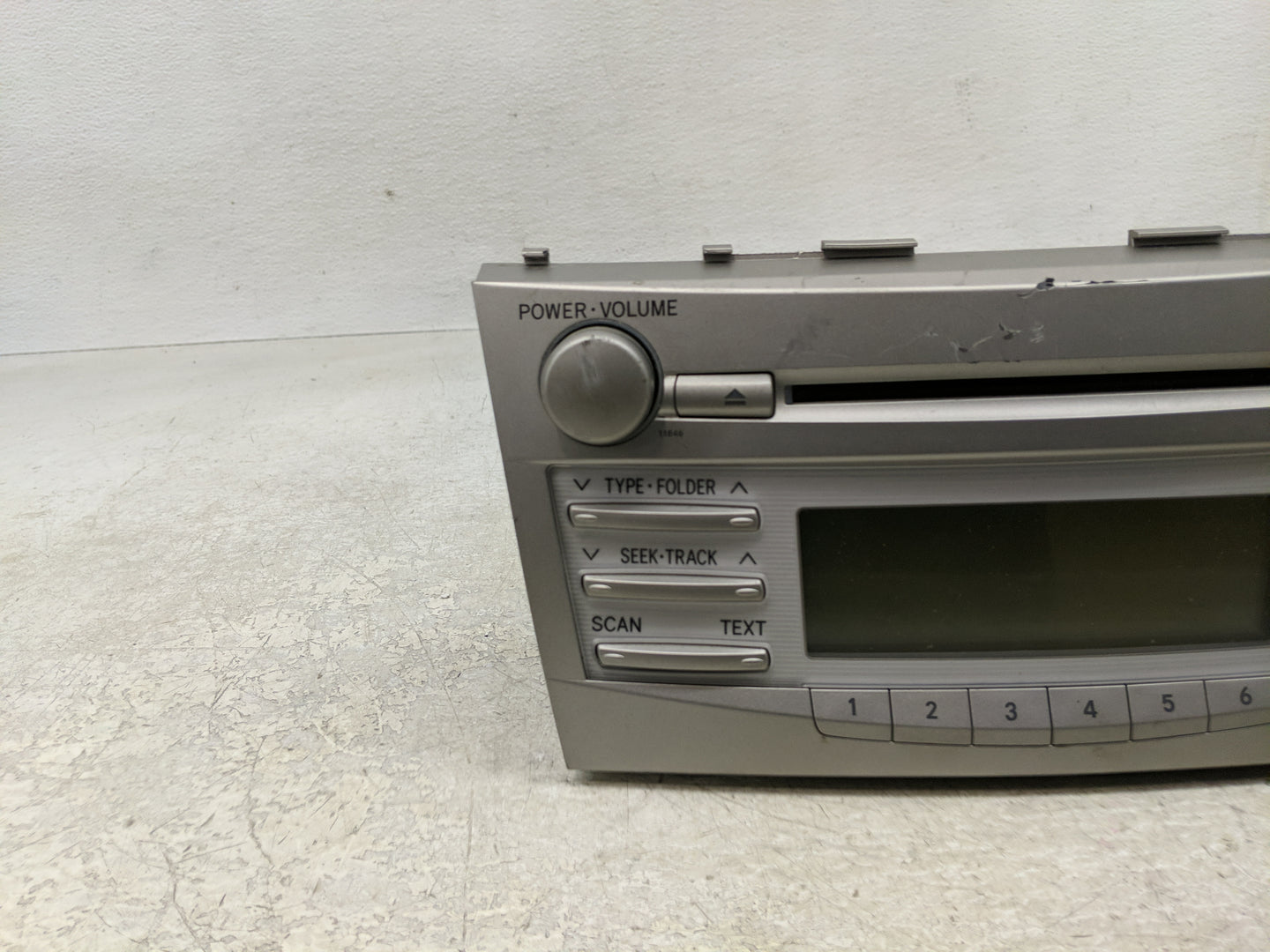 2007-2009 Toyota Camry Radio AM FM Cd Player Receiver Replacement P/N:86120-06480 Fits Fits 2007 2008 2009 OEM Used Auto Par