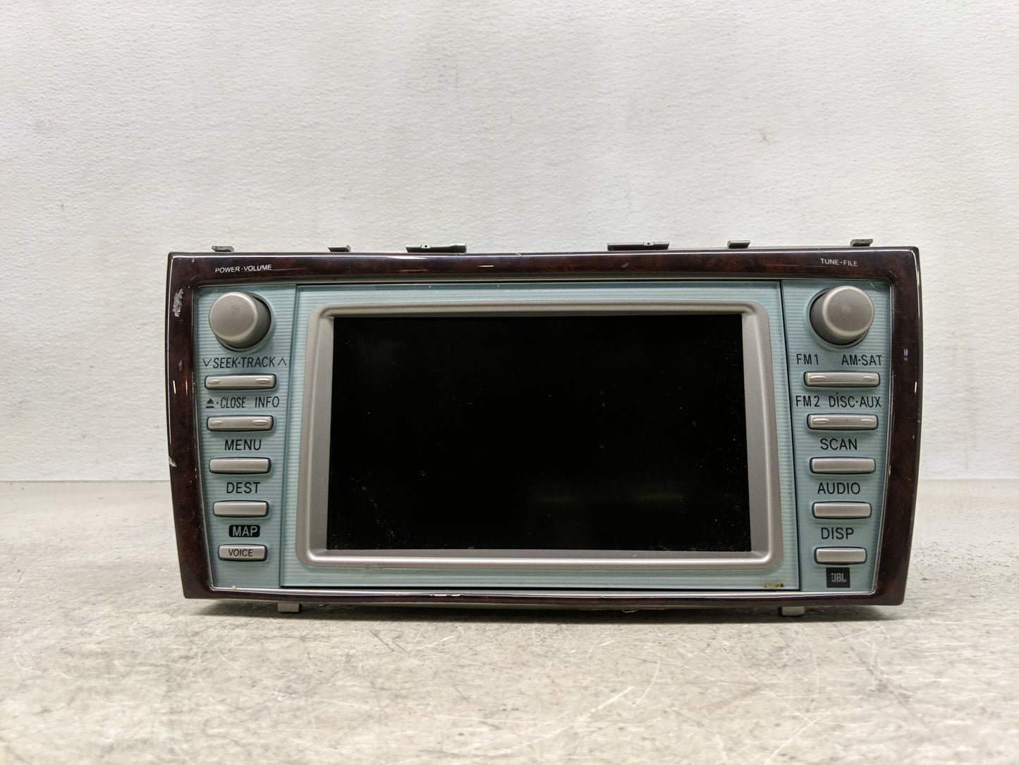 2009 Toyota Camry Radio AM FM Cd Player Receiver Replacement P/N:86120-06460 Fits OEM Used Auto Parts - Oemusedautoparts1.co