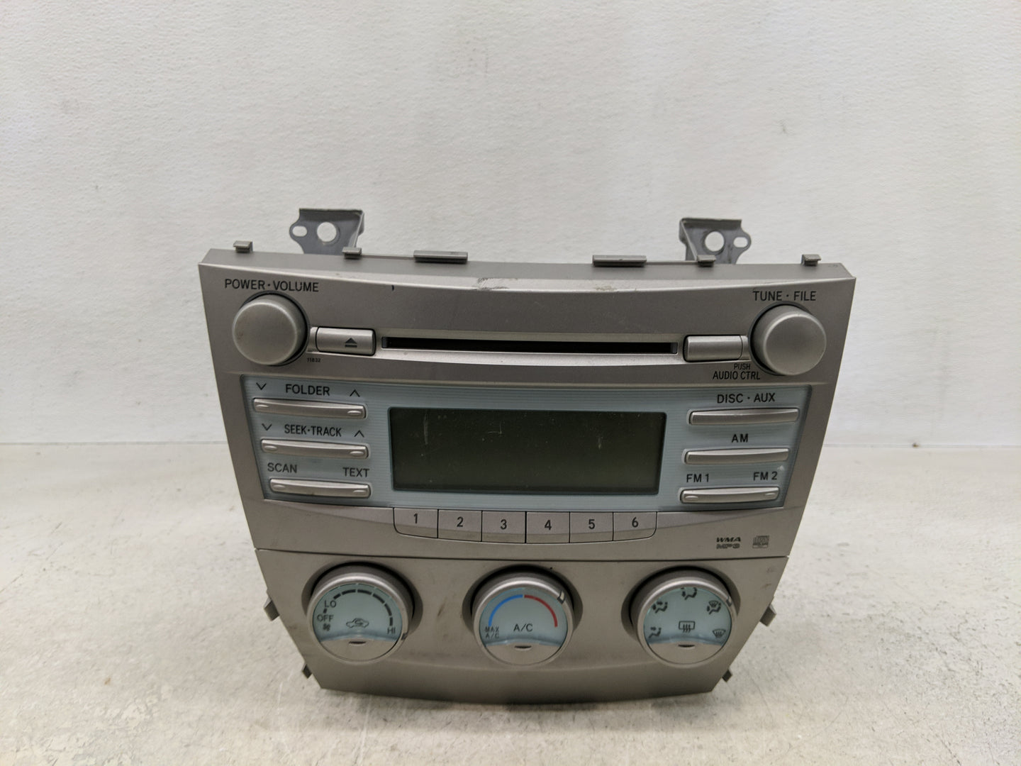 2007-2009 Toyota Camry Radio AM FM Cd Player Receiver Replacement P/N:86120-06181 Fits Fits 2007 2008 2009 OEM Used Auto Par