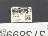 2008-2009 Toyota Camry PCM Engine Control Computer ECU ECM PCU OEM P/N:89661-06G51 Fits Fits 2008 2009 OEM Used Auto Parts -