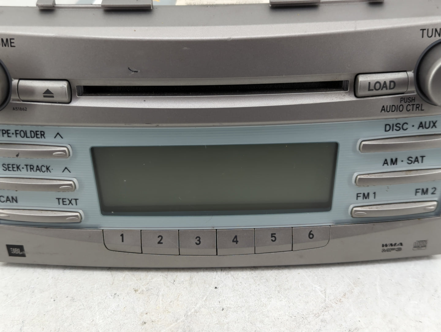 2007-2009 Toyota Camry Radio AM FM Cd Player Receiver Replacement P/N:86120-06191 Fits Fits 2007 2008 2009 OEM Used Auto Par