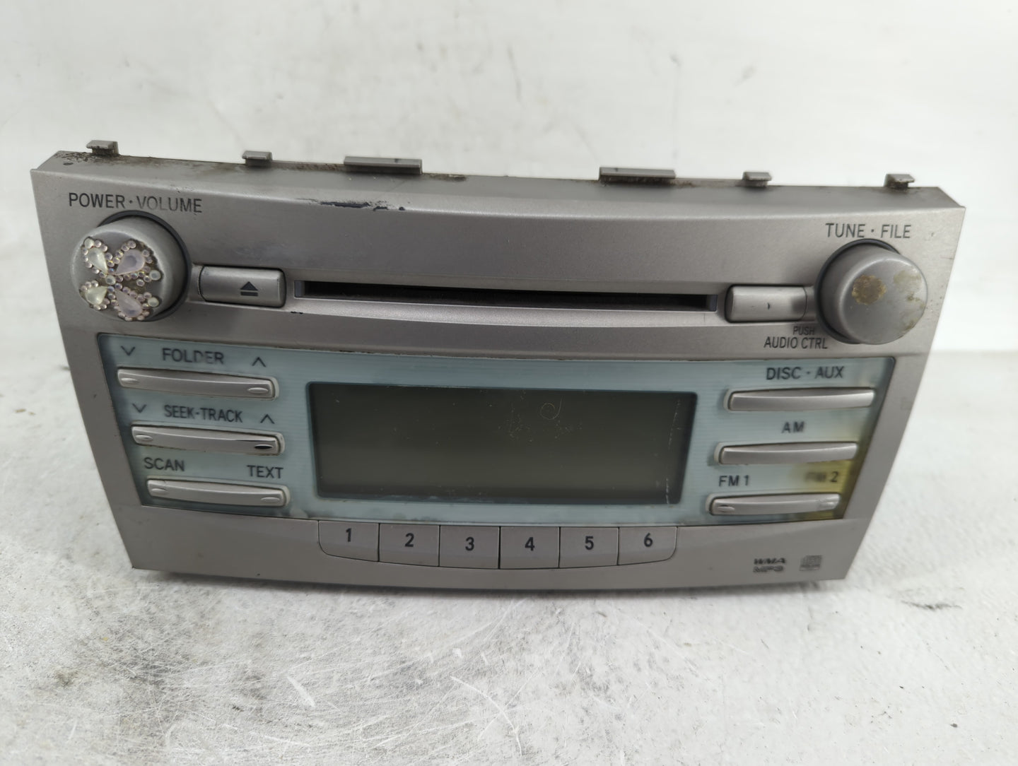 2007-2009 Toyota Camry Radio AM FM Cd Player Receiver Replacement P/N:86120-06181 Fits Fits 2007 2008 2009 OEM Used Auto Par