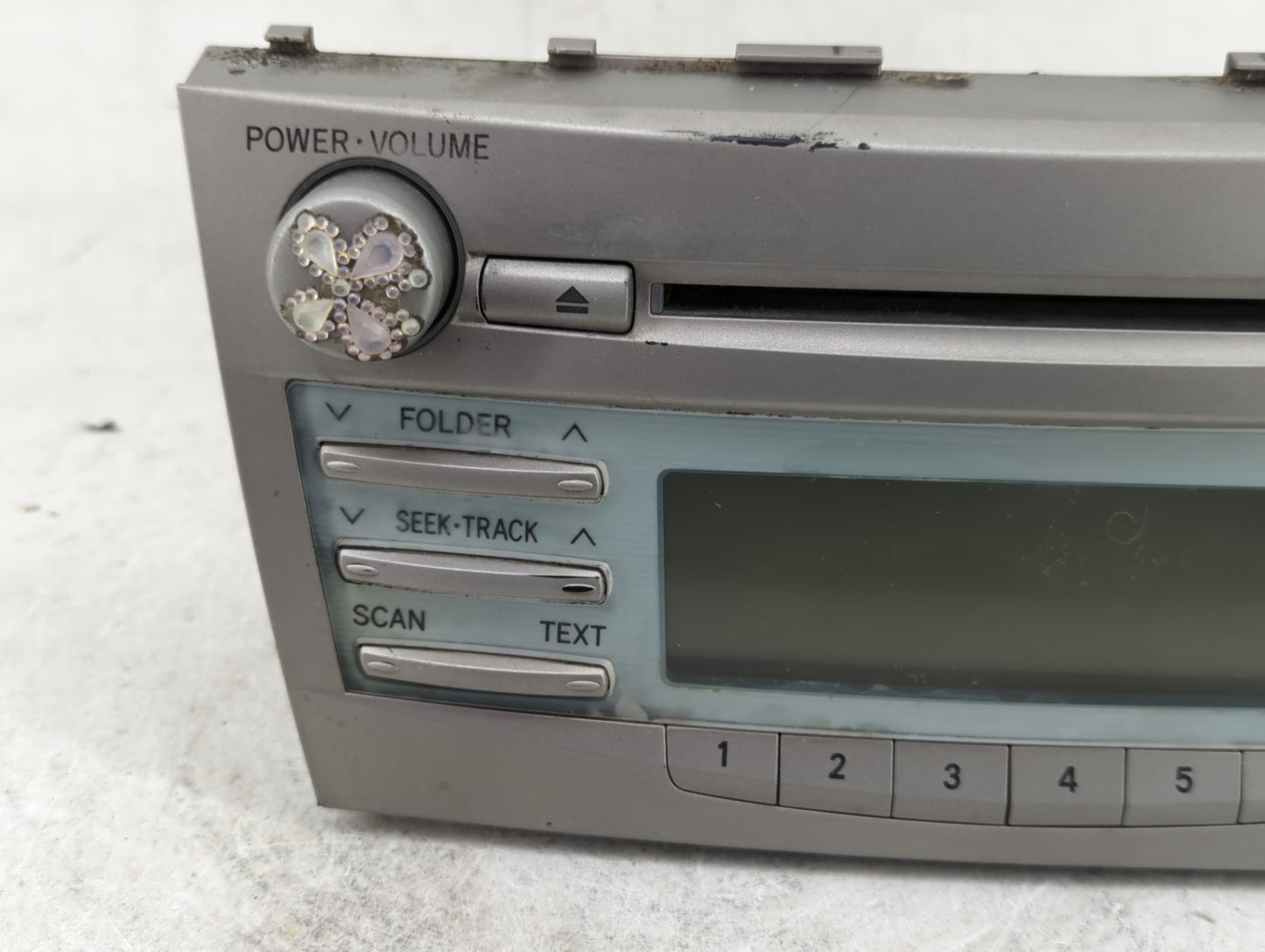 2007-2009 Toyota Camry Radio AM FM Cd Player Receiver Replacement P/N:86120-06181 Fits Fits 2007 2008 2009 OEM Used Auto Par