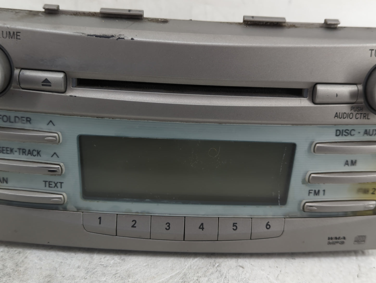 2007-2009 Toyota Camry Radio AM FM Cd Player Receiver Replacement P/N:86120-06181 Fits Fits 2007 2008 2009 OEM Used Auto Par