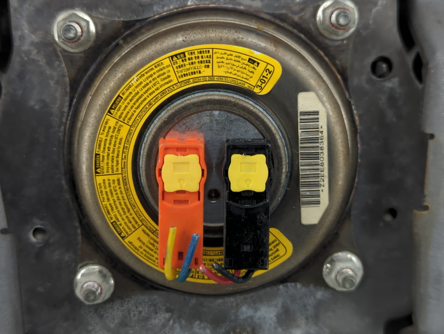 2007-2011 Toyota Camry Air Bag Driver Left Steering Wheel Mounted P/N:804867808ACD Fits Fits 2007 2008 2009 2010 2011 OEM Us