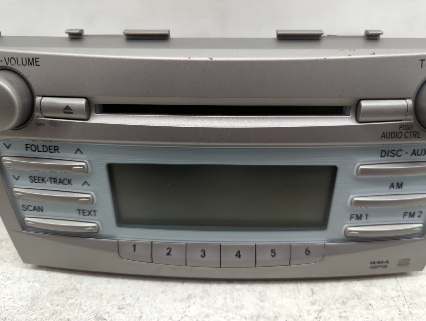 2007-2009 Toyota Camry Radio AM FM Cd Player Receiver Replacement P/N:86120-06182 Fits Fits 2007 2008 2009 OEM Used Auto Par