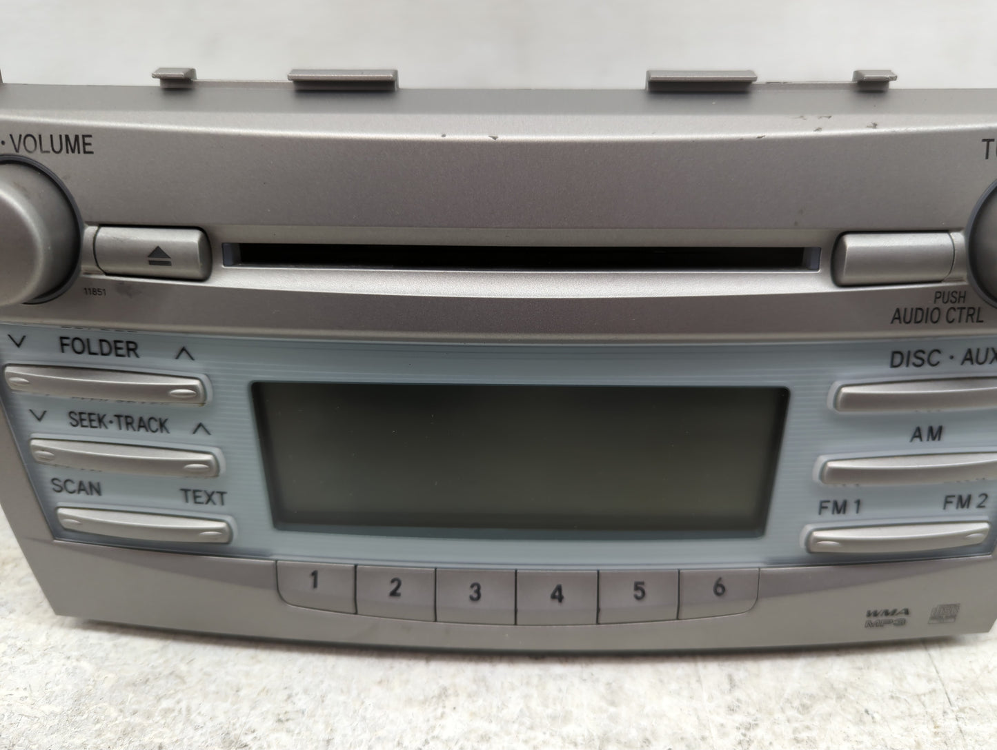 2007-2009 Toyota Camry Radio AM FM Cd Player Receiver Replacement P/N:86120-06182 Fits Fits 2007 2008 2009 OEM Used Auto Par