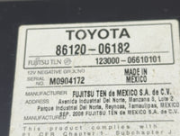 2007-2009 Toyota Camry Radio AM FM Cd Player Receiver Replacement P/N:86120-06182 Fits Fits 2007 2008 2009 OEM Used Auto Par