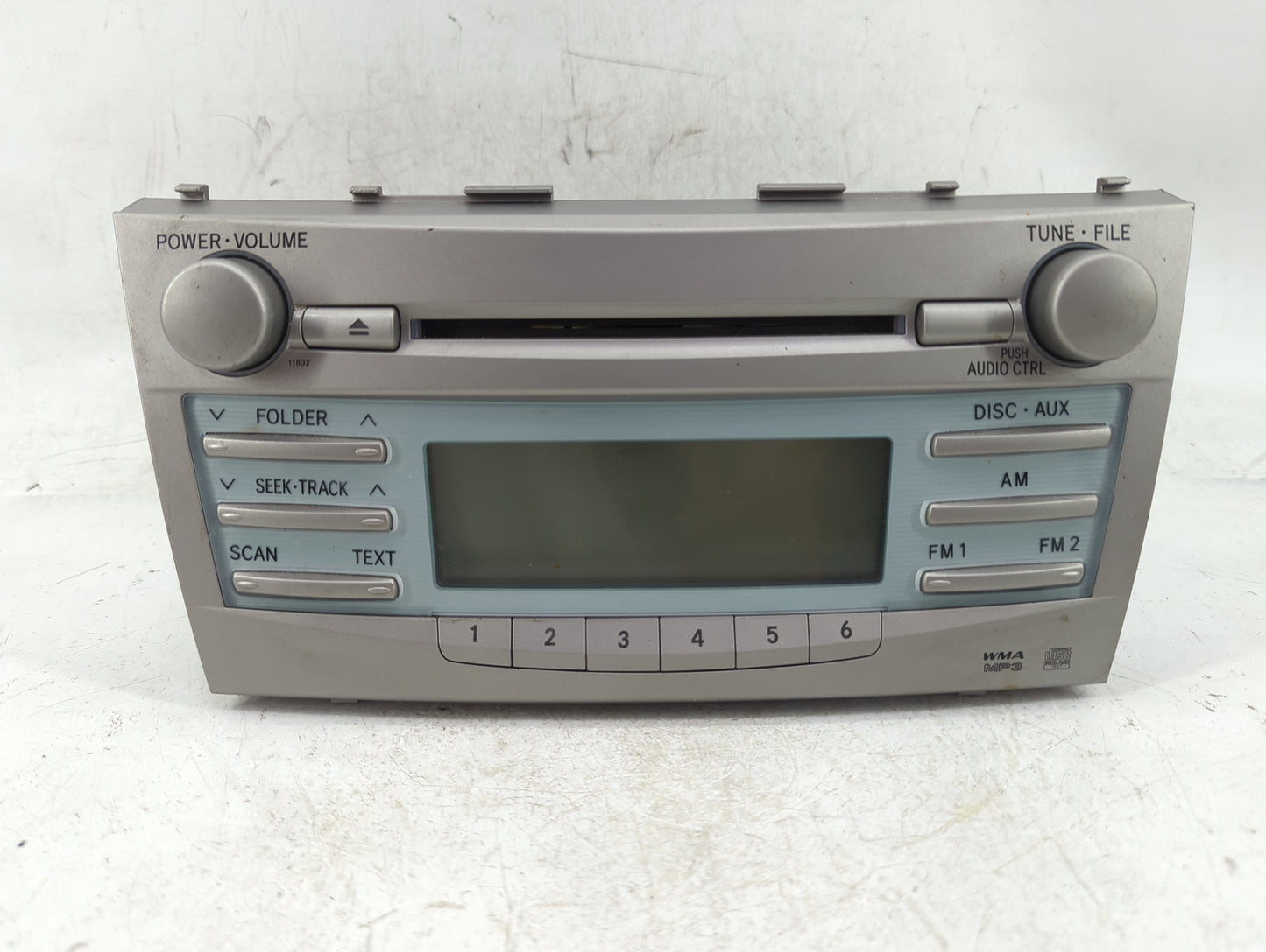 2007-2009 Toyota Camry Radio AM FM Cd Player Receiver Replacement P/N:8612006181 Fits Fits 2007 2008 2009 OEM Used Auto Part