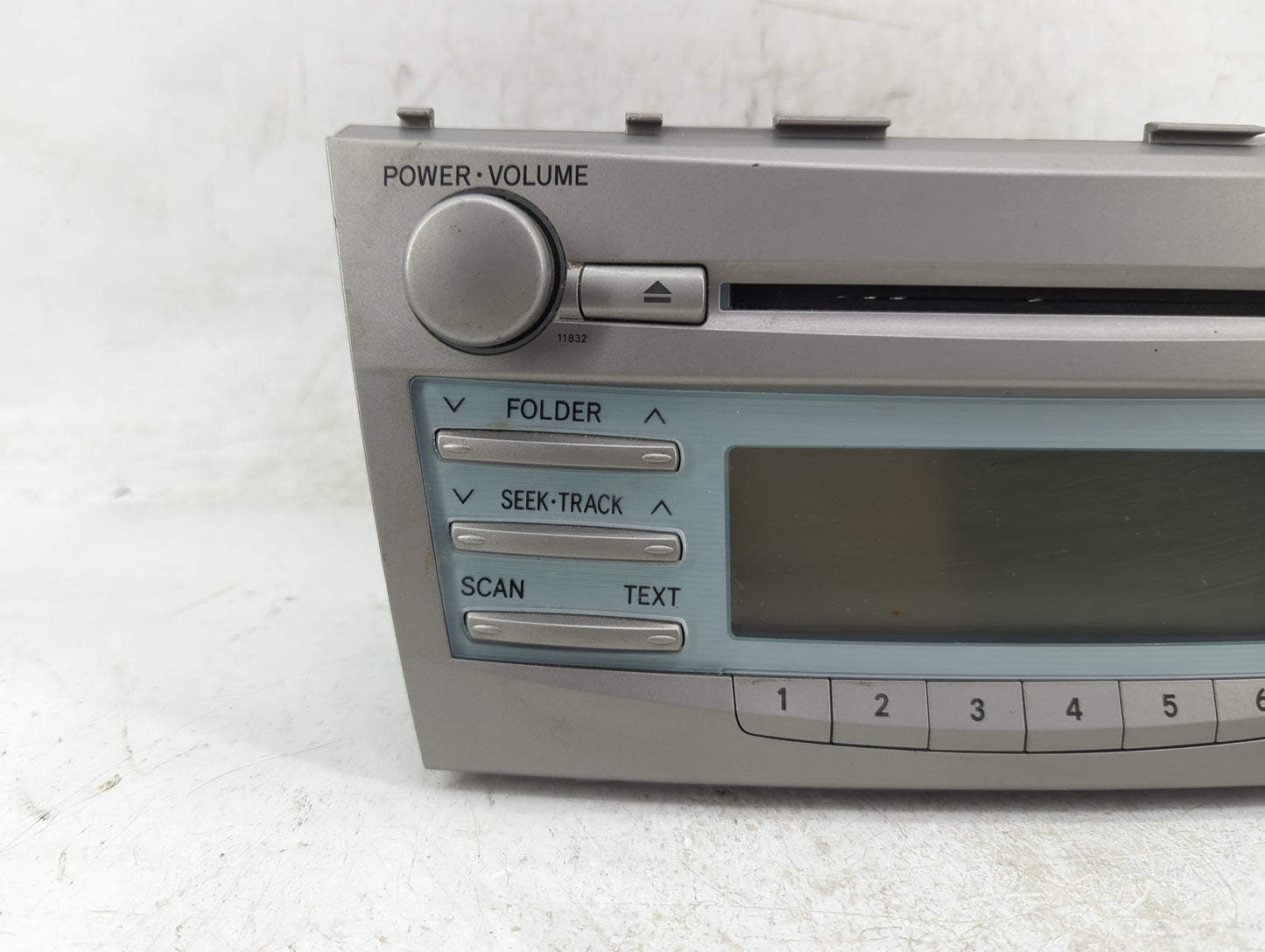 2007-2009 Toyota Camry Radio AM FM Cd Player Receiver Replacement P/N:8612006181 Fits Fits 2007 2008 2009 OEM Used Auto Part