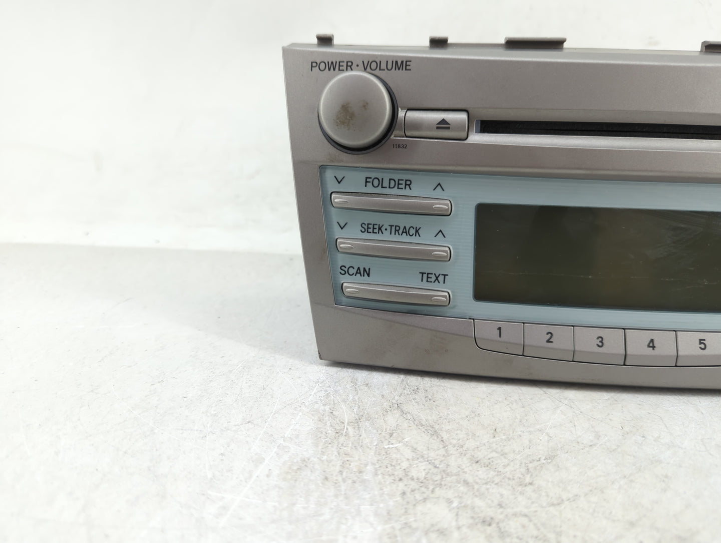 2007-2009 Toyota Camry Radio AM FM Cd Player Receiver Replacement P/N:86120-06181 Fits Fits 2007 2008 2009 OEM Used Auto Par