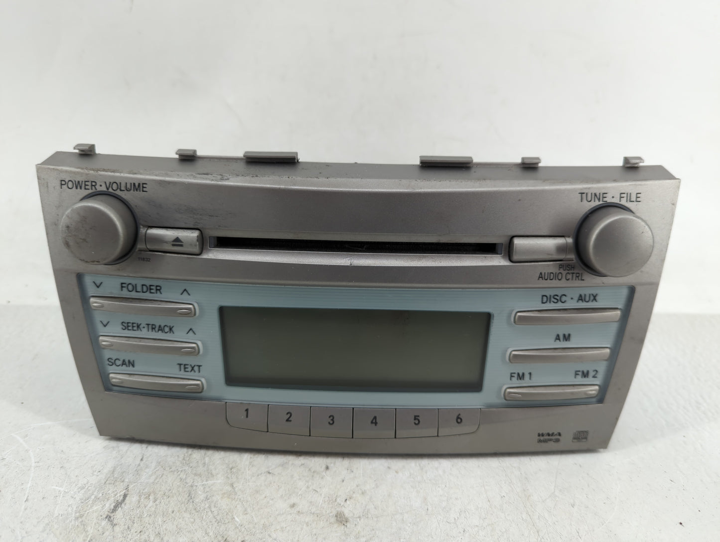 2007-2009 Toyota Camry Radio AM FM Cd Player Receiver Replacement P/N:86120-06181 Fits Fits 2007 2008 2009 OEM Used Auto Par