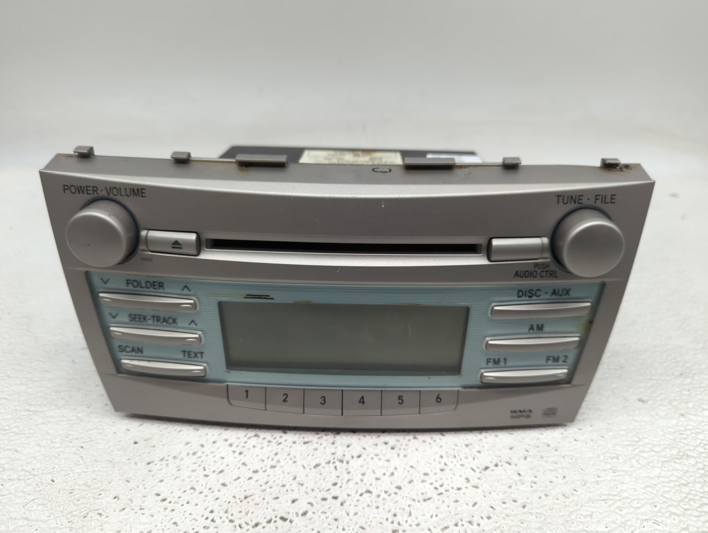 2007-2009 Toyota Camry Radio AM FM Cd Player Receiver Replacement P/N:86120-06181 Fits Fits 2007 2008 2009 OEM Used Auto Par