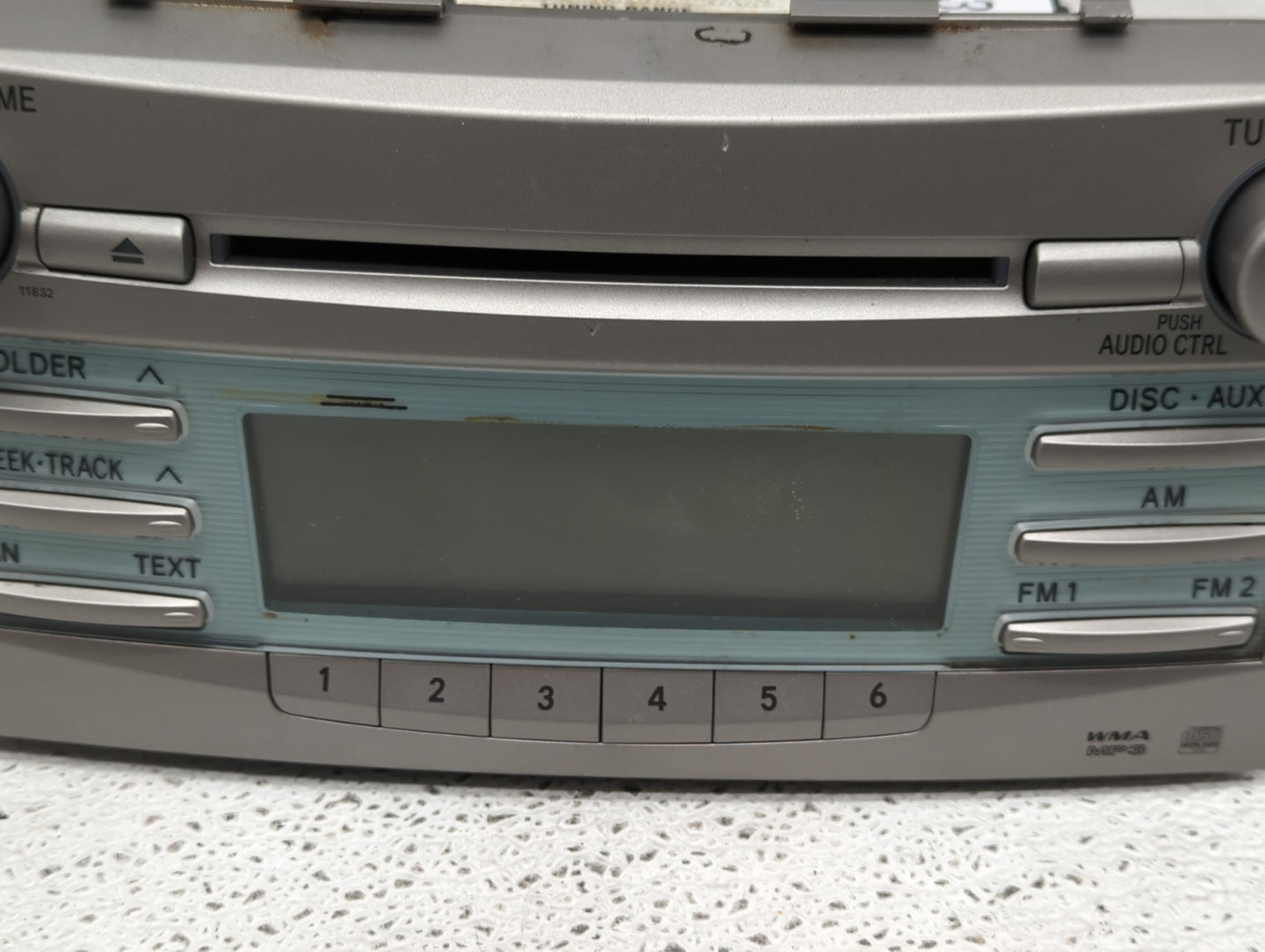 2007-2009 Toyota Camry Radio AM FM Cd Player Receiver Replacement P/N:86120-06181 Fits Fits 2007 2008 2009 OEM Used Auto Par