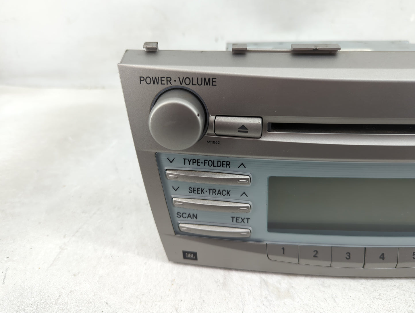 2007-2009 Toyota Camry Radio AM FM Cd Player Receiver Replacement P/N:86120-06191 CQ-ES8760X Fits Fits 2007 2008 2009 OEM Us