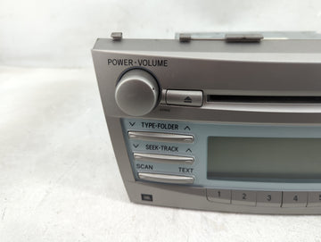2007-2009 Toyota Camry Radio AM FM Cd Player Receiver Replacement P/N:86120-06191 CQ-ES8760X Fits Fits 2007 2008 2009 OEM Used Auto Parts