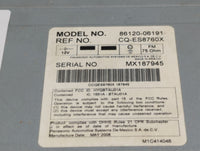 2007-2009 Toyota Camry Radio AM FM Cd Player Receiver Replacement P/N:86120-06191 CQ-ES8760X Fits Fits 2007 2008 2009 OEM Us