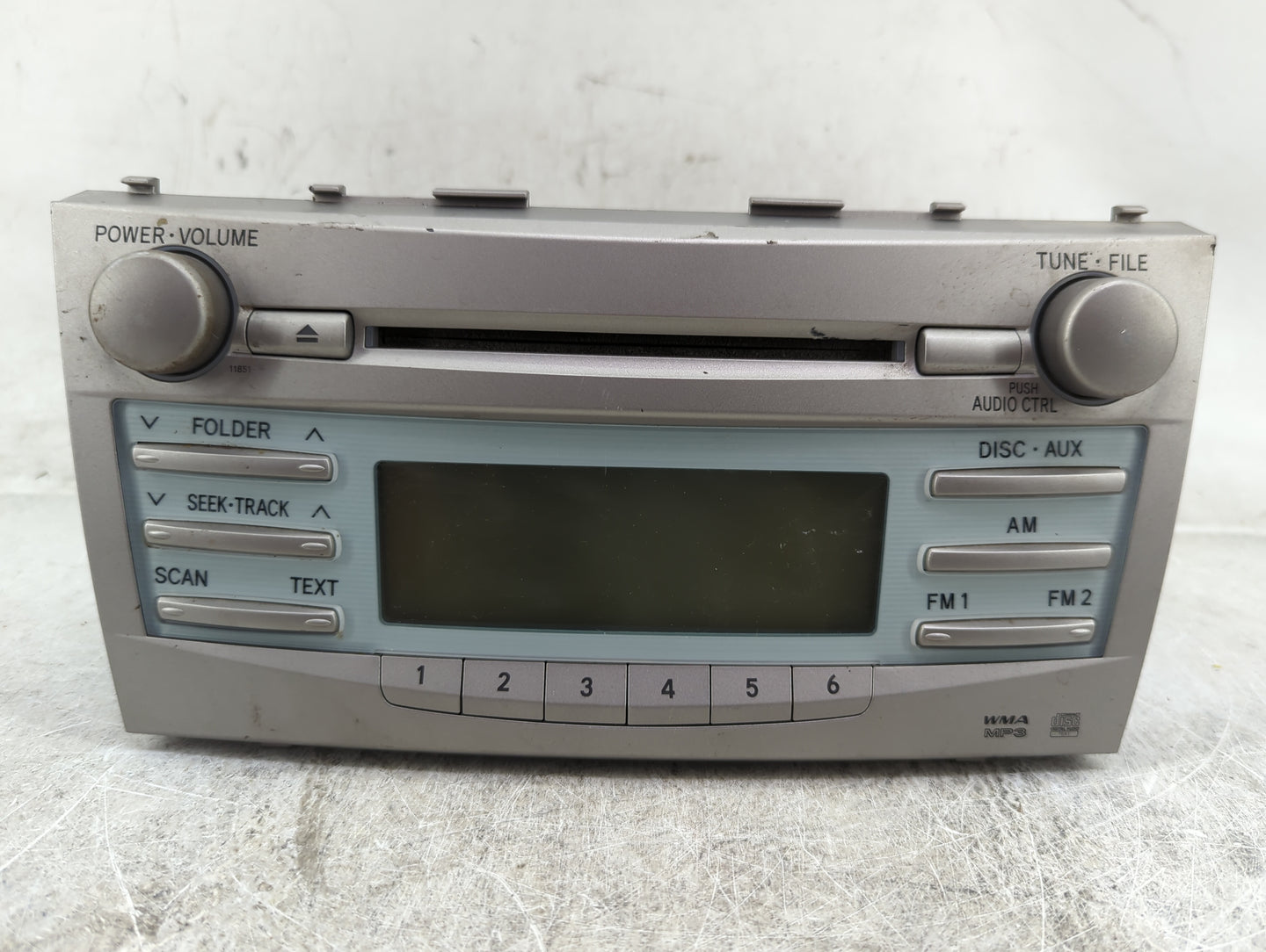 2007-2009 Toyota Camry Radio AM FM Cd Player Receiver Replacement P/N:86120-06182 M3A38583 Fits Fits 2007 2008 2009 OEM Used