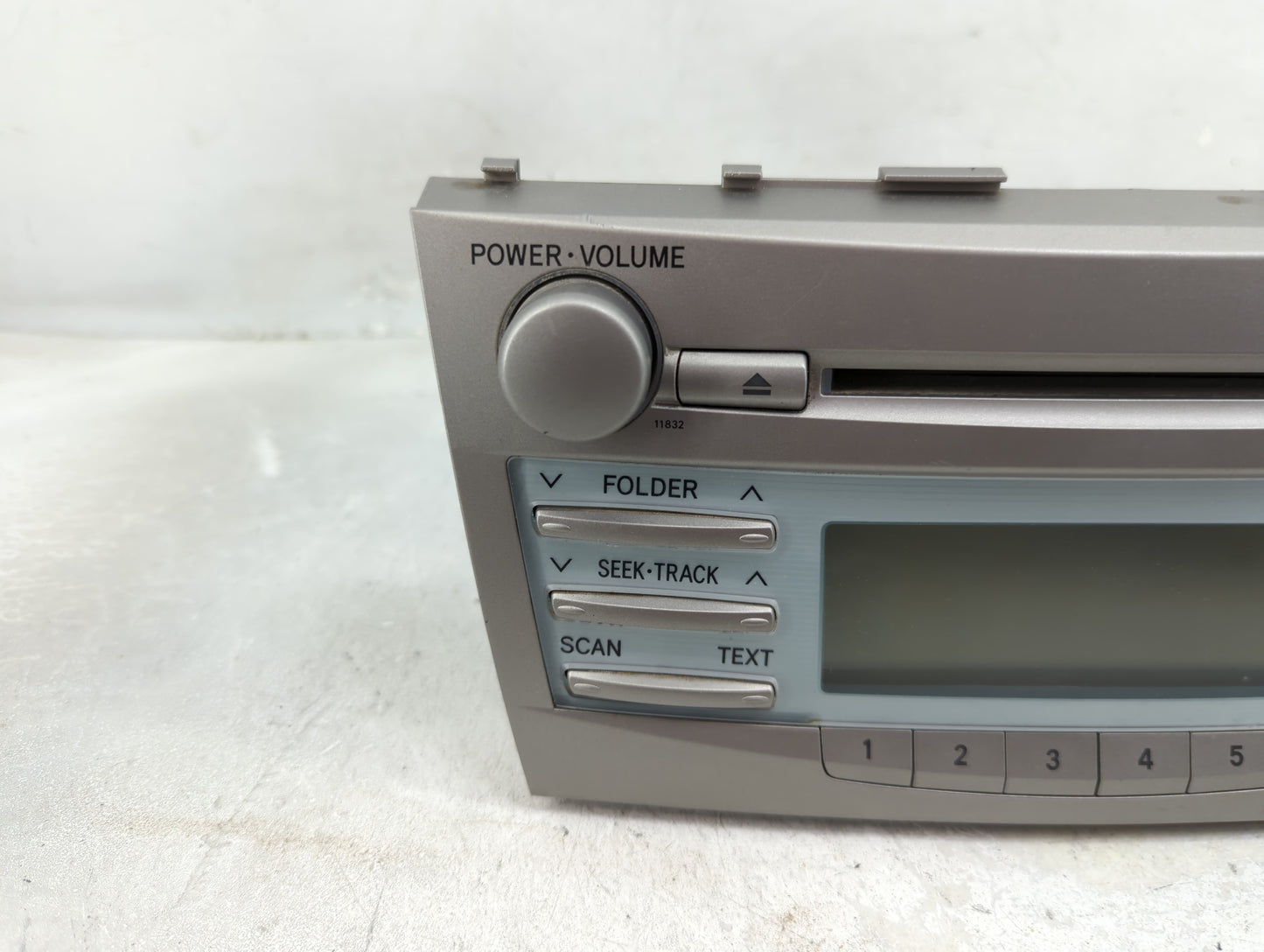 2007-2009 Toyota Camry Radio AM FM Cd Player Receiver Replacement P/N:86120-06181 Fits Fits 2007 2008 2009 OEM Used Auto Par