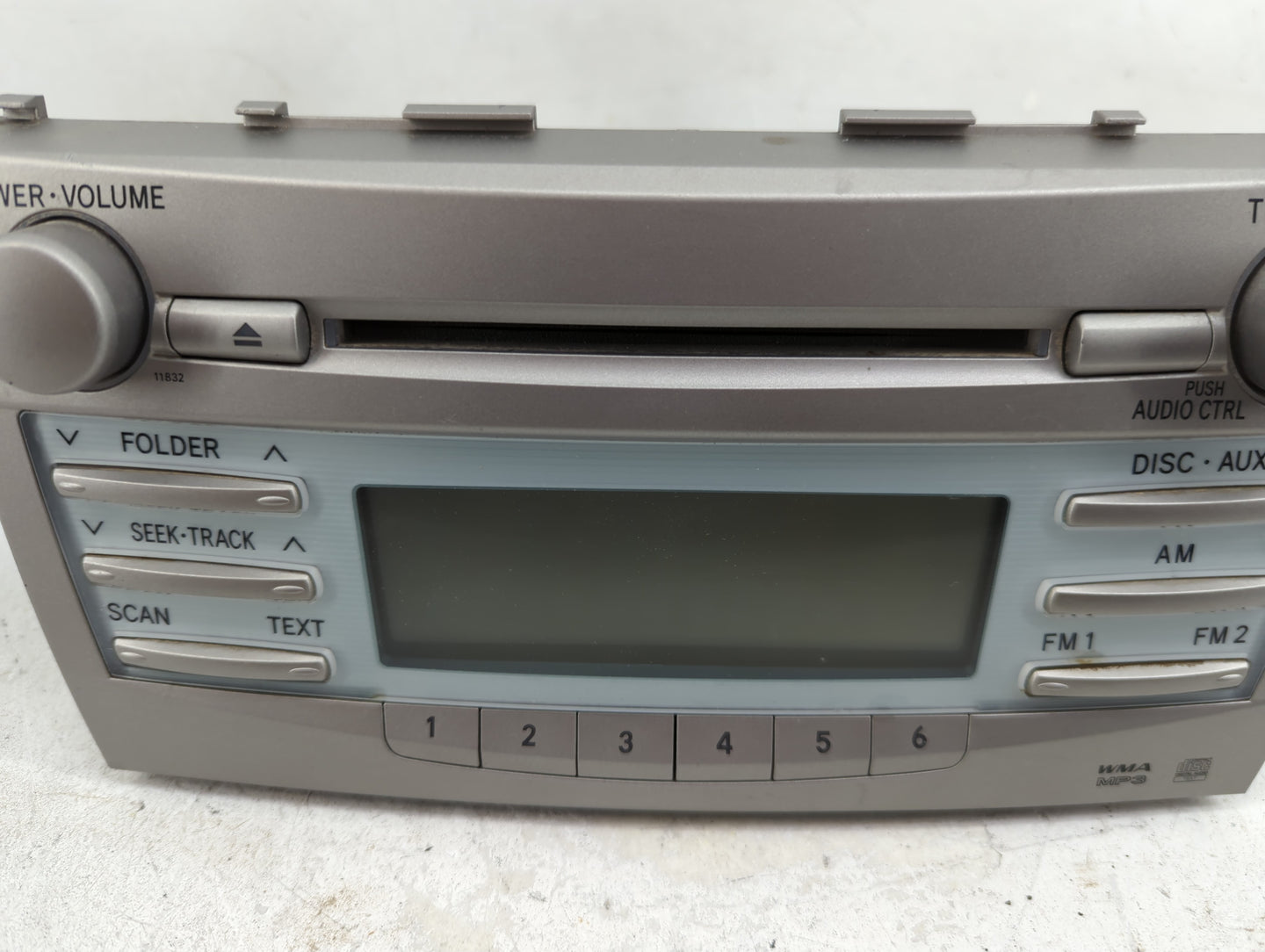 2007-2009 Toyota Camry Radio AM FM Cd Player Receiver Replacement P/N:86120-06181 Fits Fits 2007 2008 2009 OEM Used Auto Par