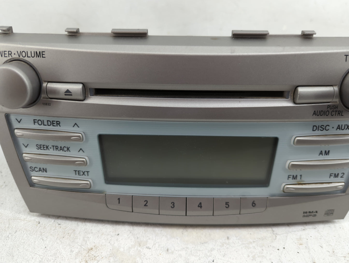 2007-2009 Toyota Camry Radio AM FM Cd Player Receiver Replacement P/N:86120-06181 Fits Fits 2007 2008 2009 OEM Used Auto Par