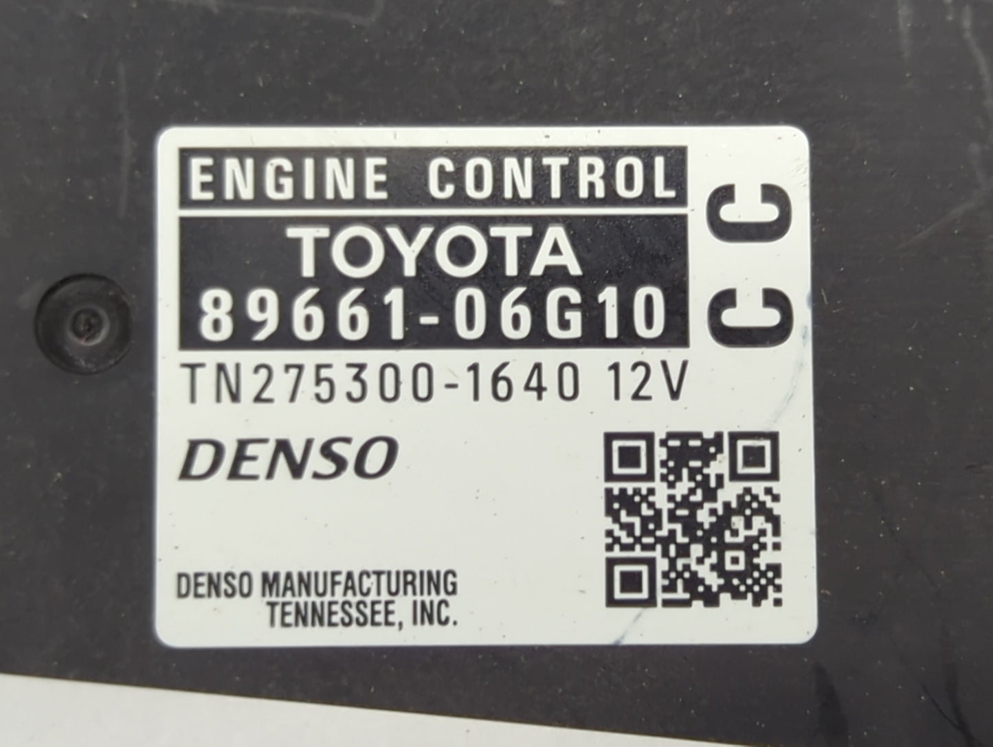 2008-2009 Toyota Camry PCM Engine Control Computer ECU ECM PCU OEM P/N:89661-06G10 TN275300-1640, 275300-1640 Fits Fits 2008