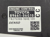 2008-2009 Toyota Camry PCM Engine Control Computer ECU ECM PCU OEM P/N:89661-06G10 TN275300-1640, 275300-1640 Fits Fits 2008