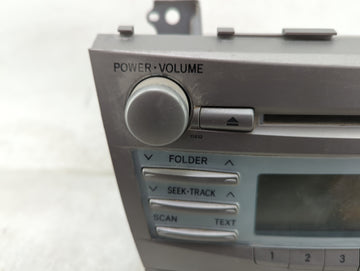 2009 Toyota Camry Radio AM FM Cd Player Receiver Replacement P/N:86120-06187 123000-0660D101 Fits OEM Used Auto Parts
