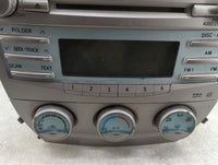 2009 Toyota Camry Radio AM FM Cd Player Receiver Replacement P/N:86120-06187 123000-0660D101 Fits OEM Used Auto Parts - Oemu