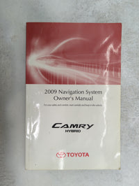 2009 Toyota Camry Owners Manual Book Guide P/N:OM33789U 01999-33789 OEM Used Auto Parts - Oemusedautoparts1.com