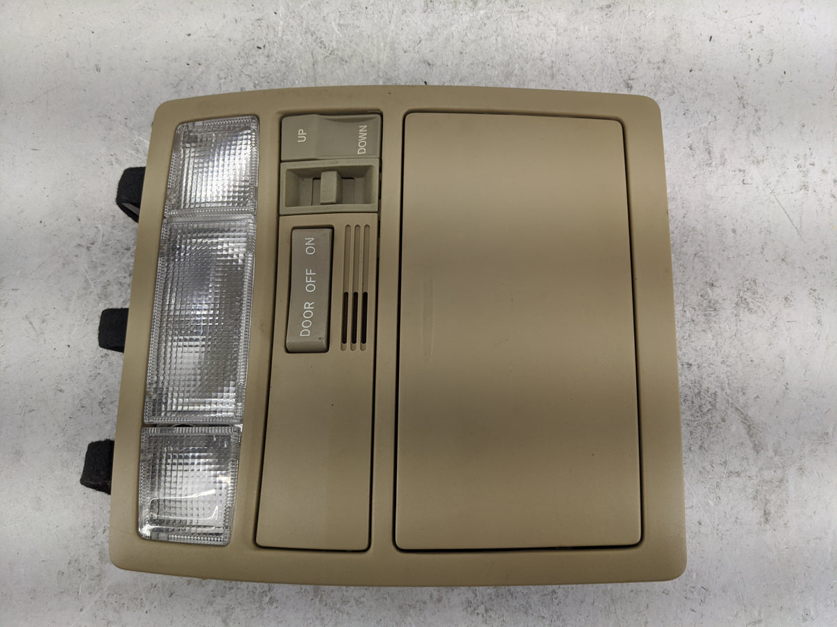 2009 Toyota Camry Overhead Roof Console Tan - Oemusedautoparts1.com