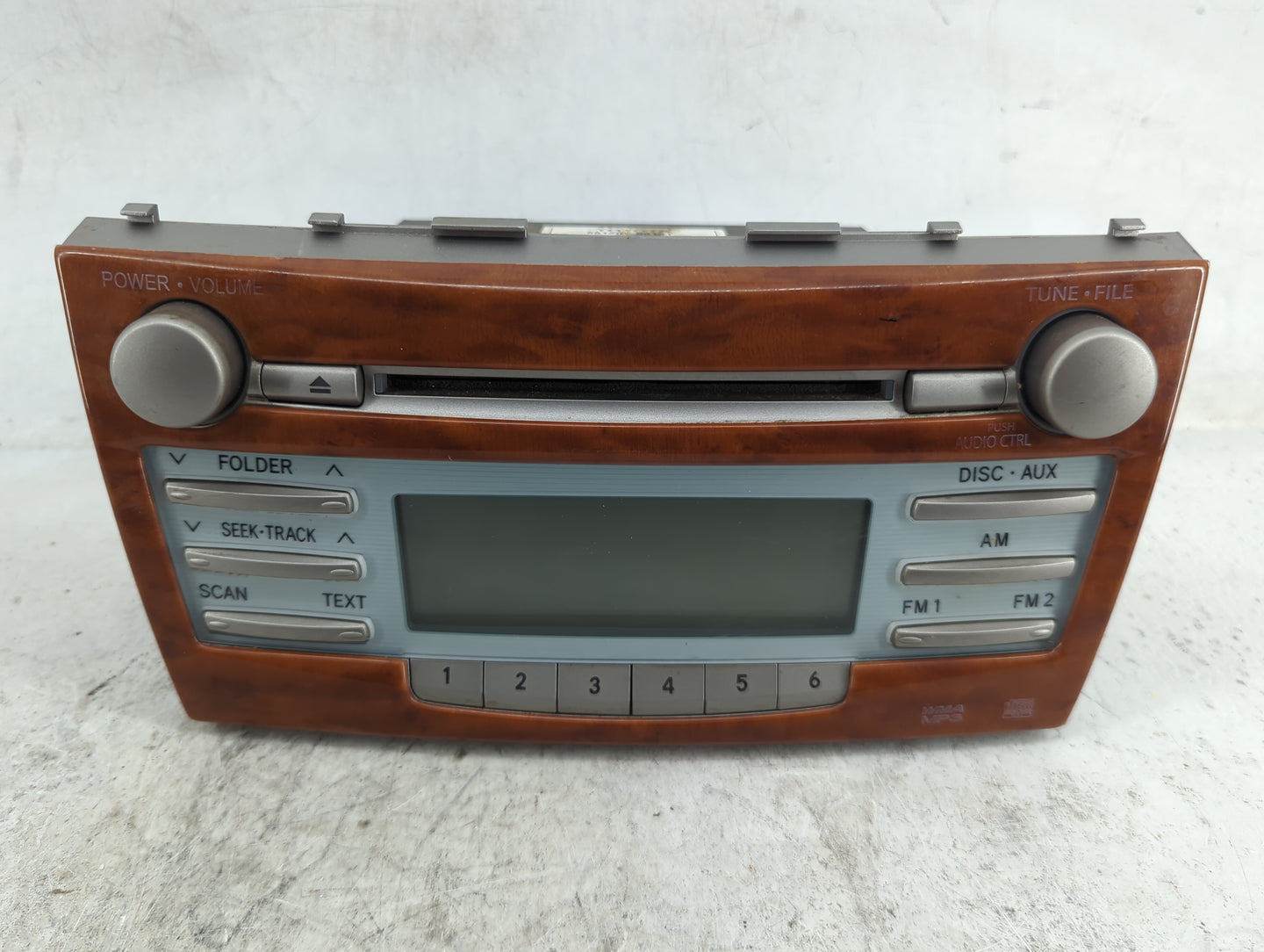 2007-2009 Toyota Camry Radio AM FM Cd Player Receiver Replacement P/N:86120-06181 123000-0660D101 Fits Fits 2007 2008 2009 O