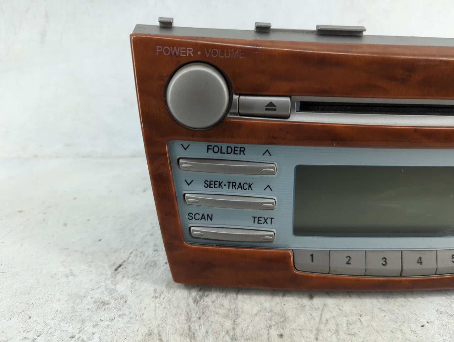 2007-2009 Toyota Camry Radio AM FM Cd Player Receiver Replacement P/N:86120-06181 123000-0660D101 Fits Fits 2007 2008 2009 O