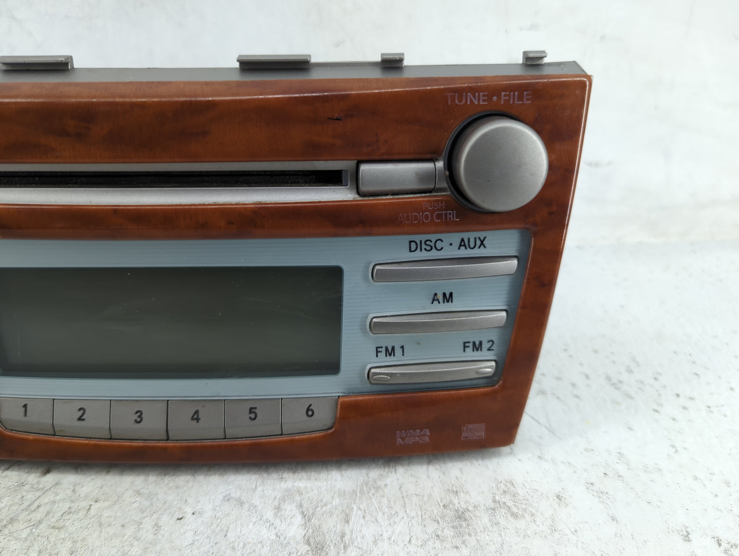 2007-2009 Toyota Camry Radio AM FM Cd Player Receiver Replacement P/N:86120-06181 123000-0660D101 Fits Fits 2007 2008 2009 O