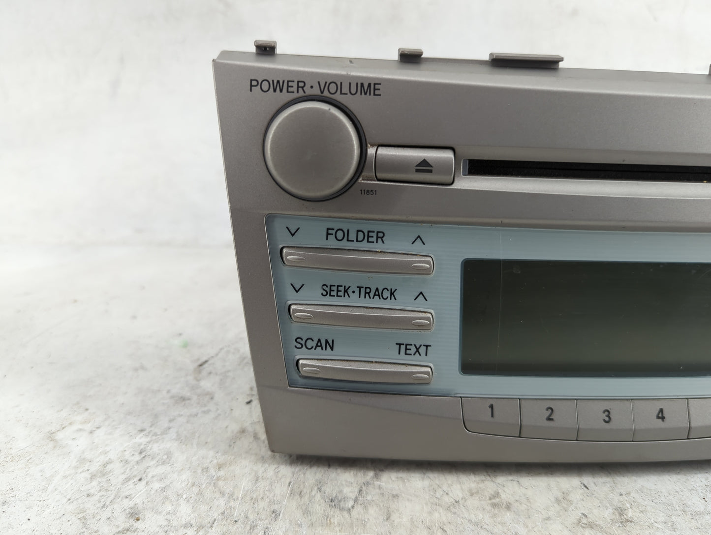 2007-2009 Toyota Camry Radio AM FM Cd Player Receiver Replacement P/N:86120-06182 123000-06610101 Fits Fits 2007 2008 2009 O