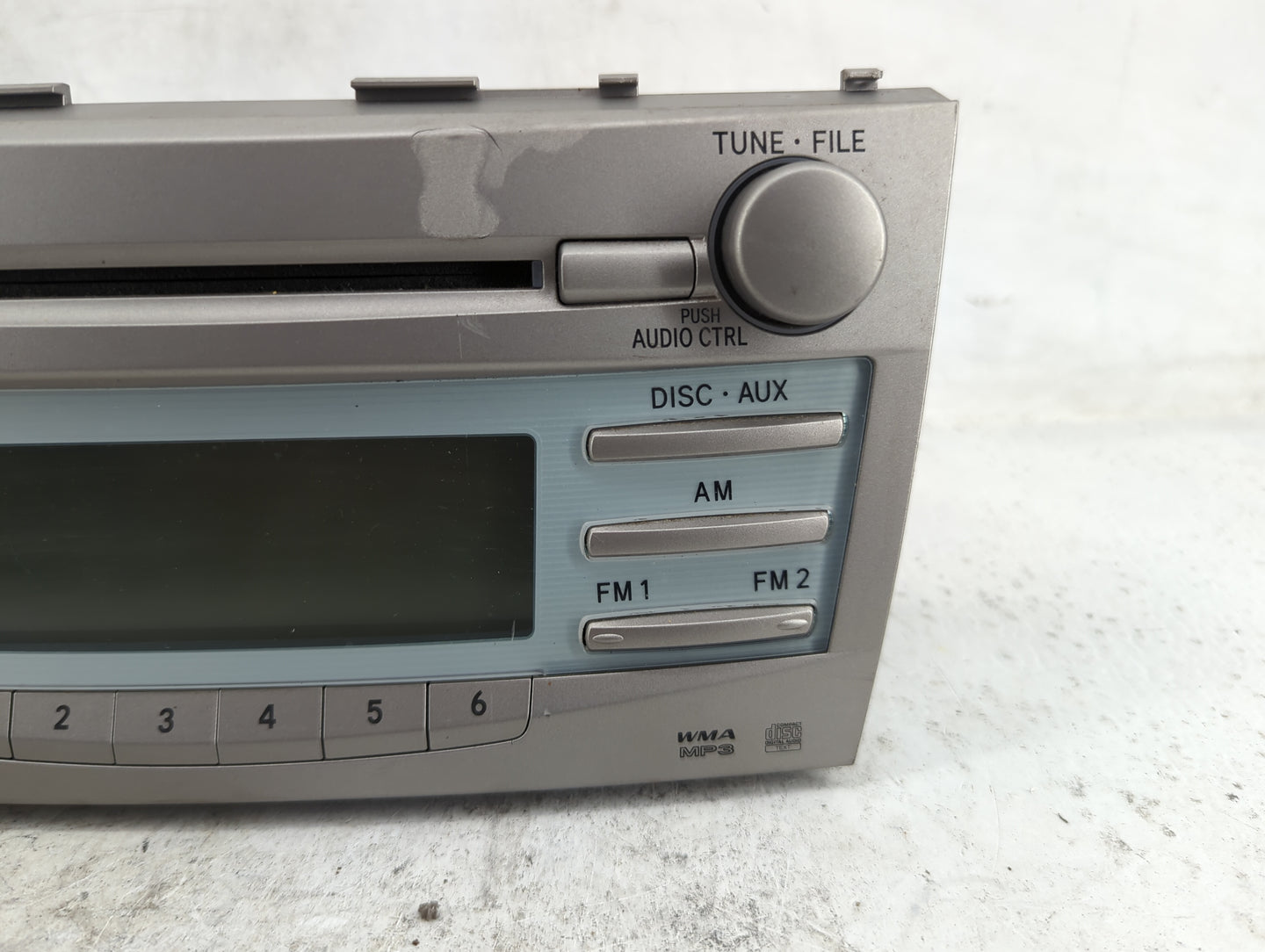 2007-2009 Toyota Camry Radio AM FM Cd Player Receiver Replacement P/N:86120-06182 123000-06610101 Fits Fits 2007 2008 2009 O