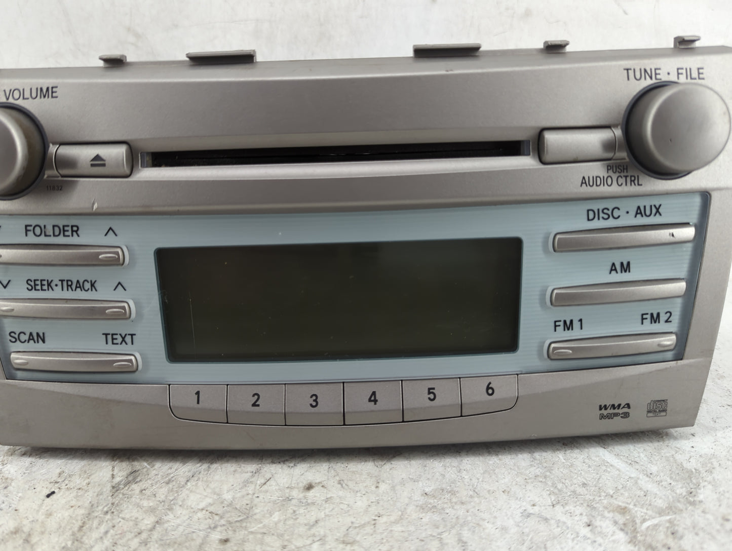 2007-2009 Toyota Camry Radio AM FM Cd Player Receiver Replacement P/N:86120-06181 123000-0660D101 Fits Fits 2007 2008 2009 O