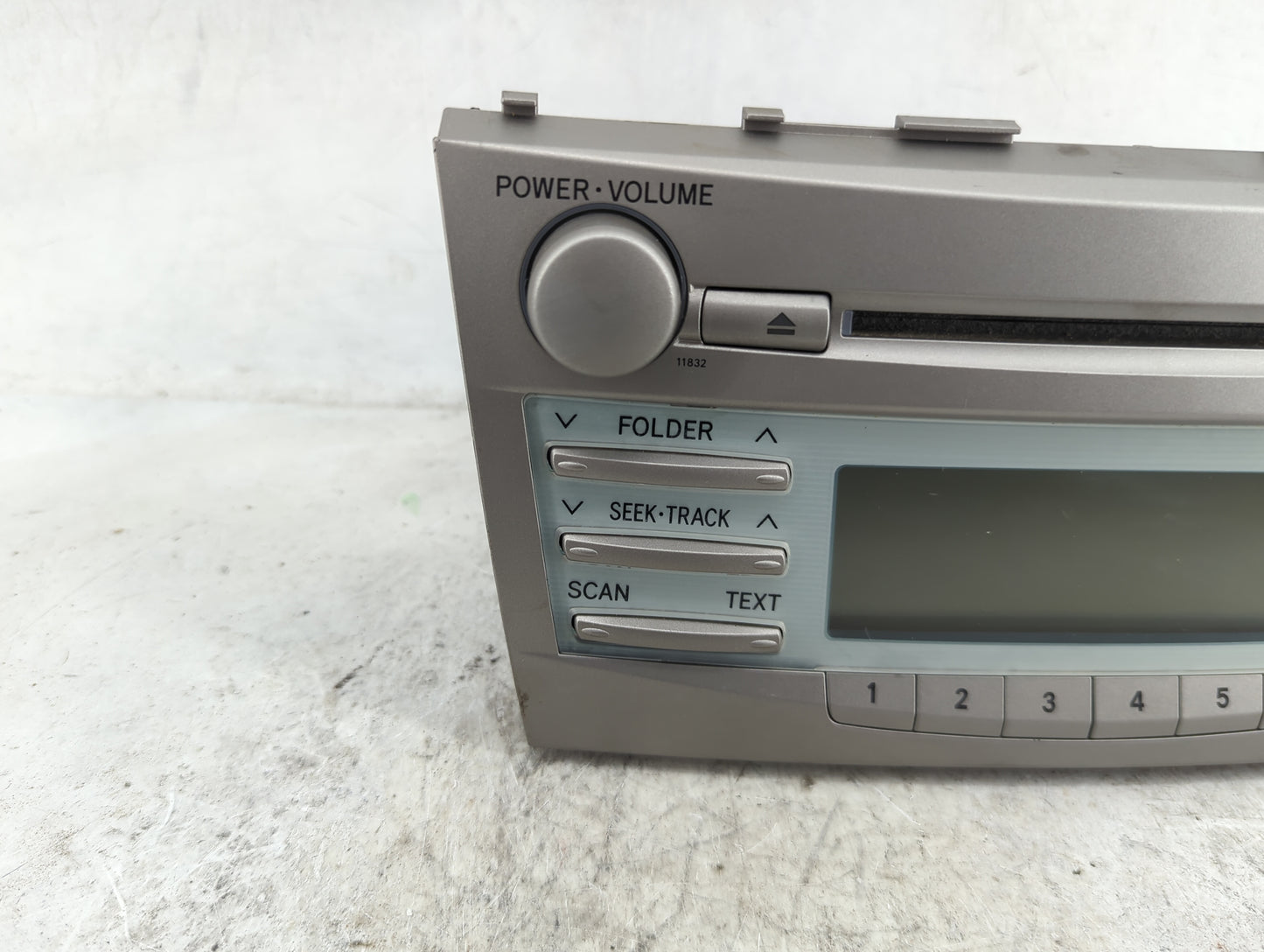 2007-2009 Toyota Camry Radio AM FM Cd Player Receiver Replacement P/N:86120-06181 123000-0660C101 Fits Fits 2007 2008 2009 O