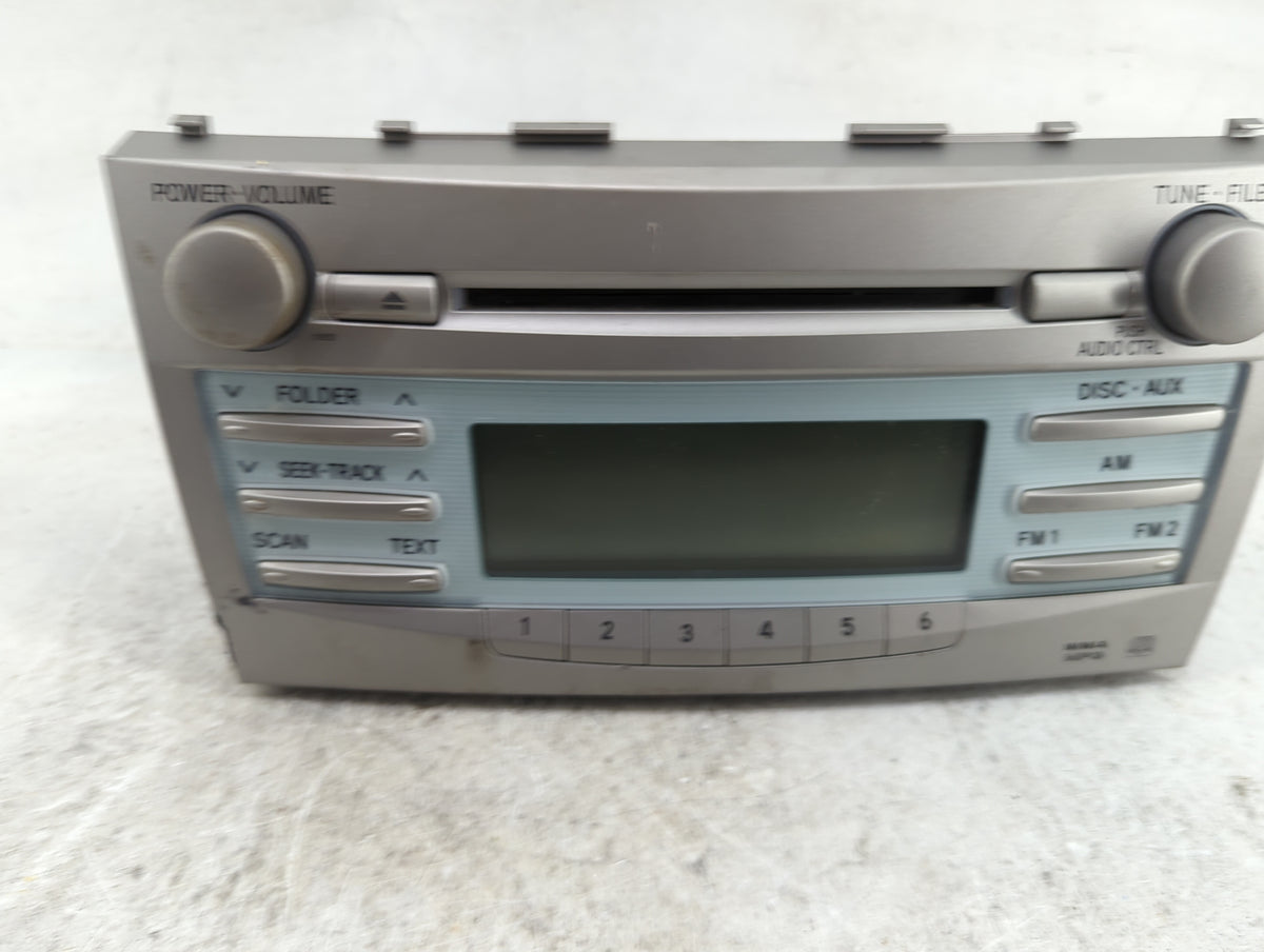 2007-2009 Toyota Camry Radio AM FM Cd Player Receiver Replacement Fits Fits 2007 2008 2009 OEM Used Auto Parts - Oemusedauto